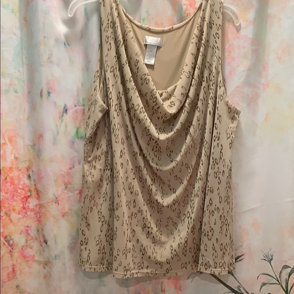 IC COLLECTION Tan Blouse Elegant Design